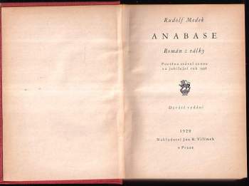 Rudolf Medek: Anabase