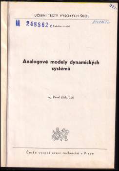 Pavel Zítek: Analogové modely dynamických systémů