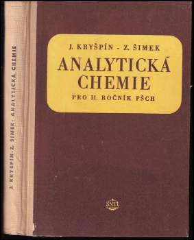 Analytická chemie pro II. ročník PŠCH