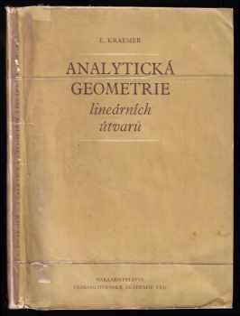 Analytická geometrie lineárních útvarů