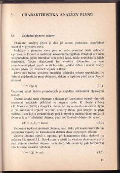 Karel Felt: Analýza látek v plynném stavu