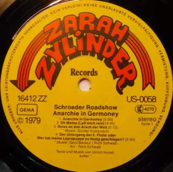 Schroeder Roadshow: Anarchie In Germoney