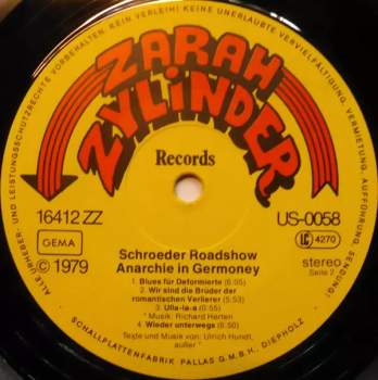 Schroeder Roadshow: Anarchie In Germoney