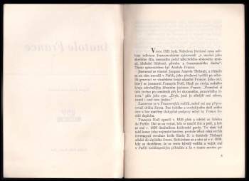 Konstantin Jelínek: Anatole France