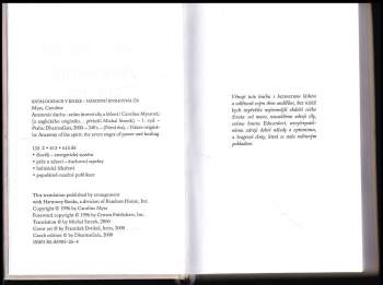 Caroline Myss: Anatomie ducha