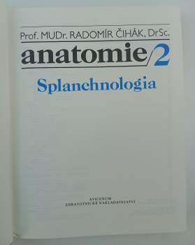 Radomír Čihák: Anatomie
