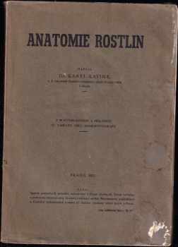 Karel Kavina: Anatomie rostlin
