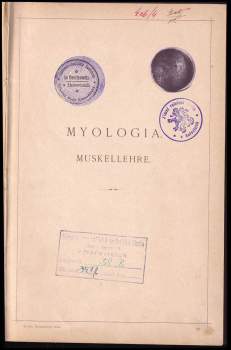 Carl Toldt: Anatomischer Atlas Fur Studierende Und Arzte- Myologia