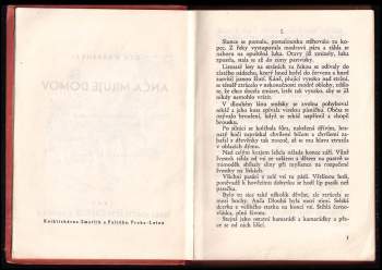 Eva Marešová: Anča miluje domov