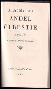 André Maurois: Anděl či bestie