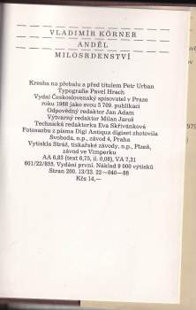 Vladimír Körner: Anděl milosrdenství