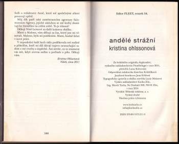 Kristina Ohlsson: Andělé strážní