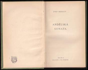 Josef Merhaut: Andělská sonata