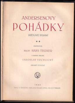Hans Christian Andersen: Andersenovy pohádky
