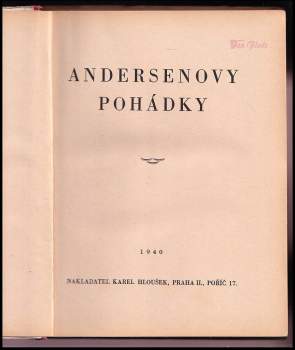 Josef Ročák: Andersenovy pohádky