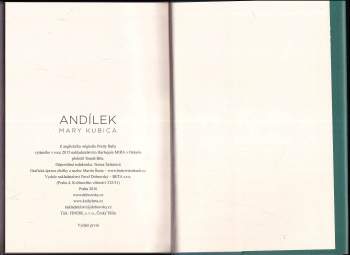 Mary Kubica: Andílek