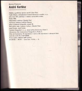 Anna Fárová: André Kertész