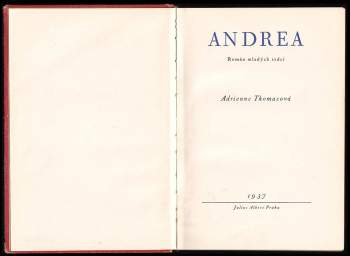 Adrienne Thomas: Andrea