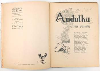 Vlasta Salačová: Andulka a její panny