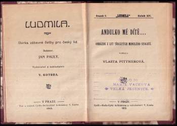 Vlasta Pittnerová: Andulko, mé dítě