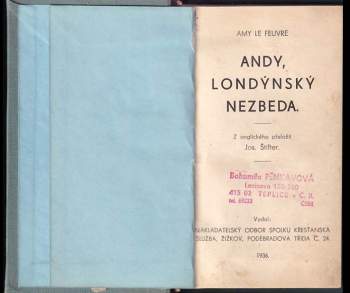 Amy Le Feuvre: Andy, londýnský nezbeda