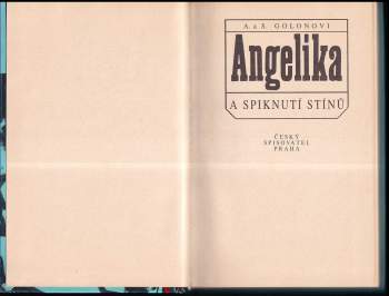 Anne Golon: Angelika a spiknutí stínů