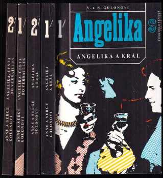 KOMPLET4X Angelika + Angelika + Angelika a král I. + II díl + Cesta do Versailles