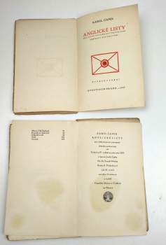 Karel Čapek: Anglické listy