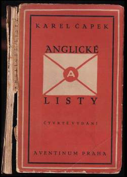 Karel Čapek: Anglické listy