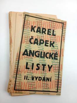 Karel Čapek: Anglické listy
