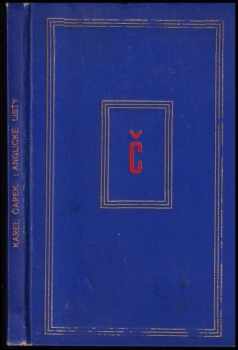 Anglické listy : pro větší názornost provázené obrázky autorovými - Karel Čapek (1925, Štorch-Marien) - ID: 674424