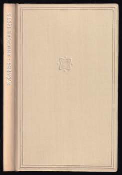 Karel Čapek: Anglické listy