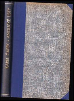 Karel Čapek: Anglické listy