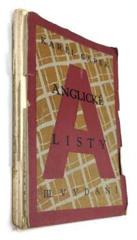 Karel Čapek: Anglické listy
