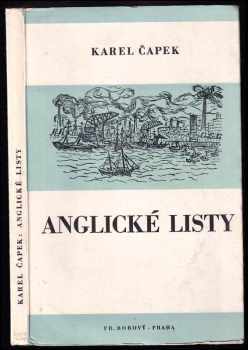 Anglické listy pro větší názornost provázené obrázky autorovými - Karel Čapek (1947, František Borový) - ID: 742173