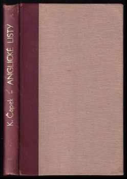 Karel Čapek: Anglické listy pro větší názornost provázené obrázky autorovými