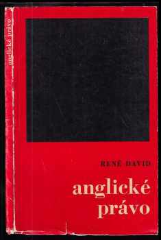 René David: Anglické právo