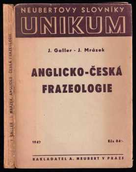 Jiří Galler: Anglicko-česká frazeologie