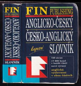 Anglicko-český česko-anglický [kapesní] slovník