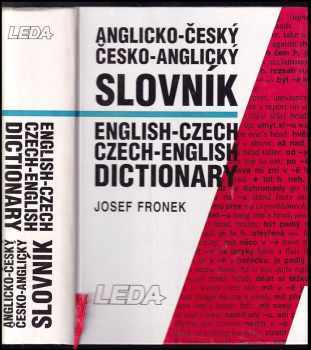 Anglicko-český, česko-anglický slovník : English-Czech, Czech-English dictionary - Josef Froněk (1998, Leda) - ID: 544266