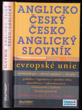Milena Bočánková: Anglicko-český, česko-anglický slovník Evropské unie