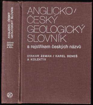 Otakar Zeman: Anglicko-český geologický slovník