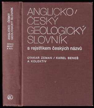 Otakar Zeman: Anglicko-český geologický slovník s rejstříkem českých názvů