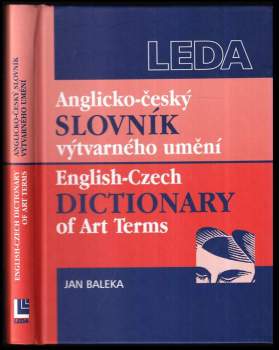 Jan Baleka: Anglicko-český slovník výtvarného umění