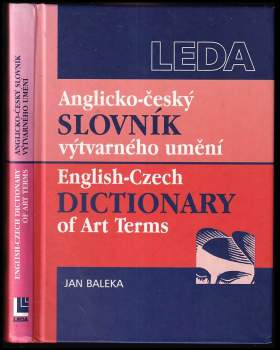 Jan Baleka: Anglicko-český slovník výtvarného umění