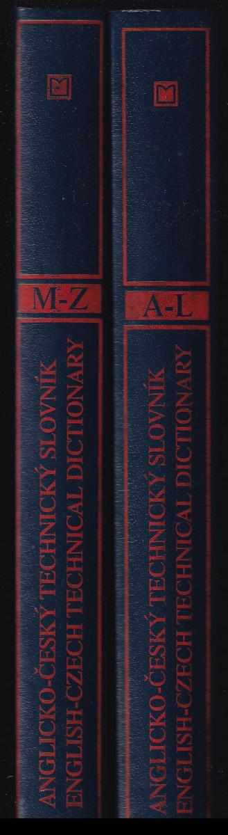 Anglicko-český technický slovník : 4 - A-L = English-czech technical dictionary - Tomáš Zahradníček (2002, Montanex) - ID: 2115958