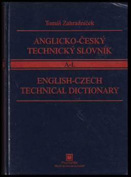 Tomáš Zahradníček: Anglicko-český technický slovník