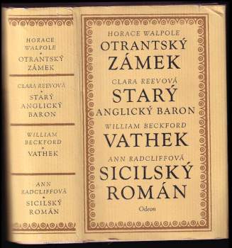 Otrantský zámek, Starý anglický baron, Vathek, Sicilský román