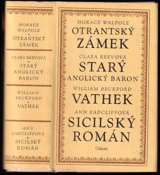 Otrantský zámek, Starý anglický baron, Vathek, Sicilský román