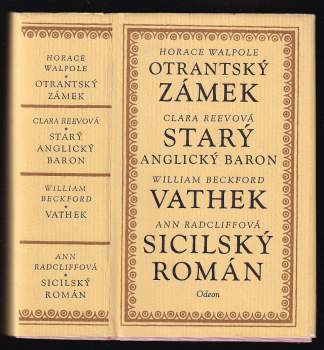 Otrantský zámek, Starý anglický baron, Vathek, Sicilský román